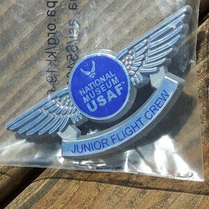National Museum USAF Junior Flight Crew Pin Badge